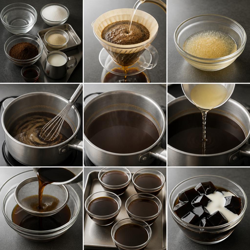 2. バリスタ直伝のコーヒーゼリーのレシピ